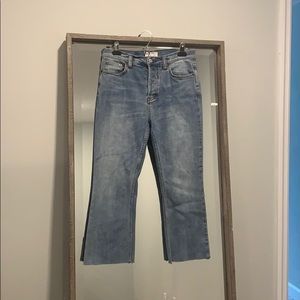 Free People Cropped Jeans